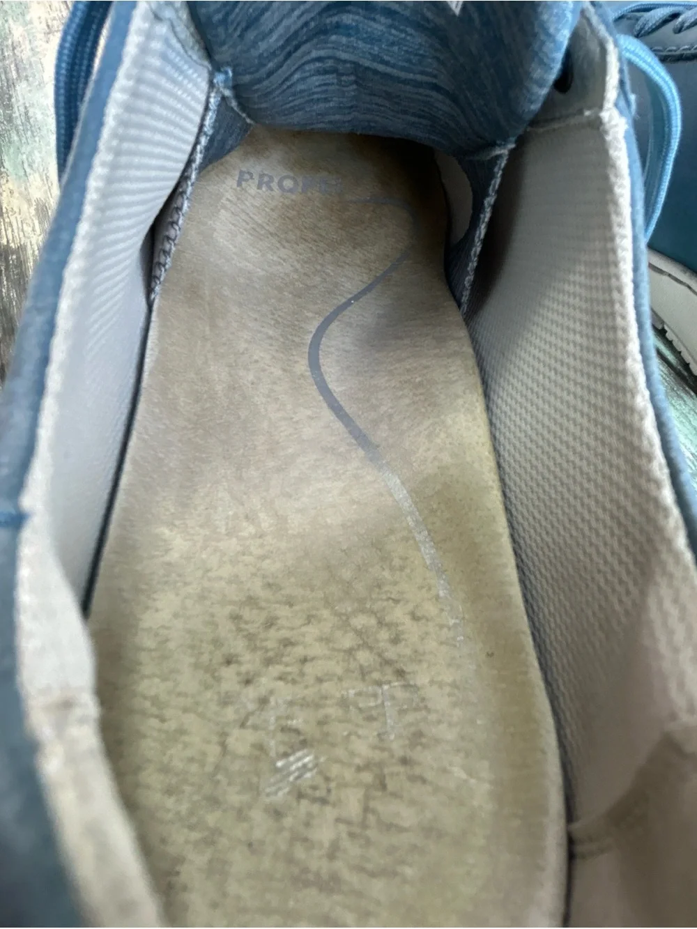 Dansko Leela Sneakers Womens Size 9.5-10 Waterproof Blue Nubuck Leather Lace Up